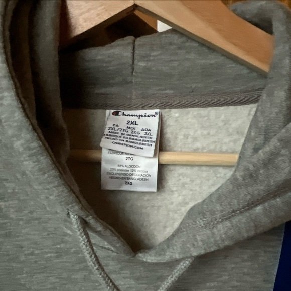 Champion Texas A&M Aggies Hoodie Sweatshirt Gray Pullover Sweater Size 2XL NWT - Picture 8 of 12